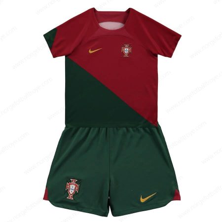 Portugal Hjemmetrøyer Barn Fotballdrakter 2022